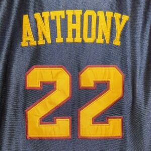 VTG High School Legends Carmelo Anthony Oak‎ Hill 22 Basketball Jersey Size 60